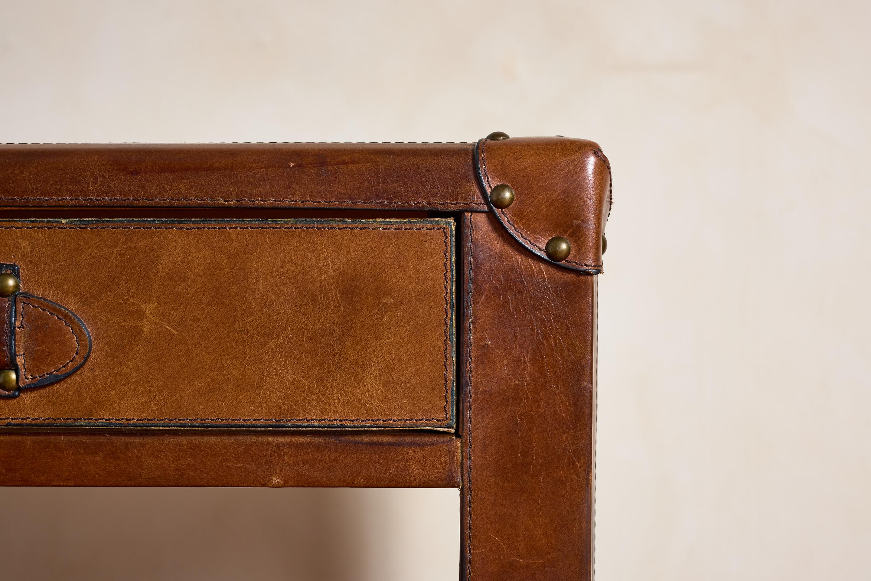 French Leather Desk For Sale 2