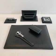 French Leather Desk Set by Le Tanneur