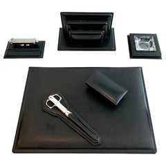 French Leather Desk Set by Le Tanneur