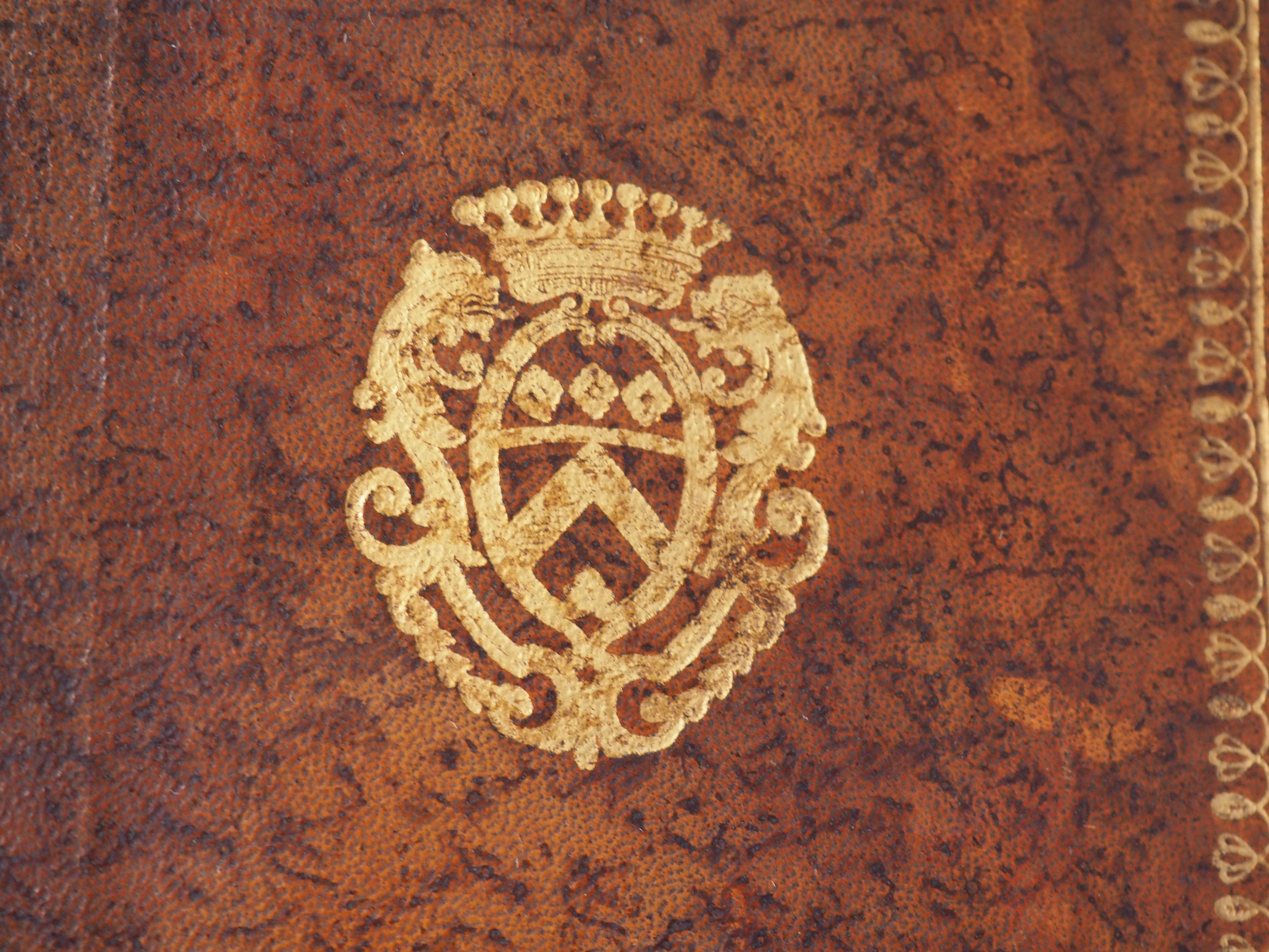 Französisch Leder Faux Buch Stack Cave ein Likör, CIRCA 1900 im Angebot 8