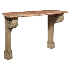 French, Lee Bouvier Radziwill, Marble Top Console Table (Probably Maison Jansen)