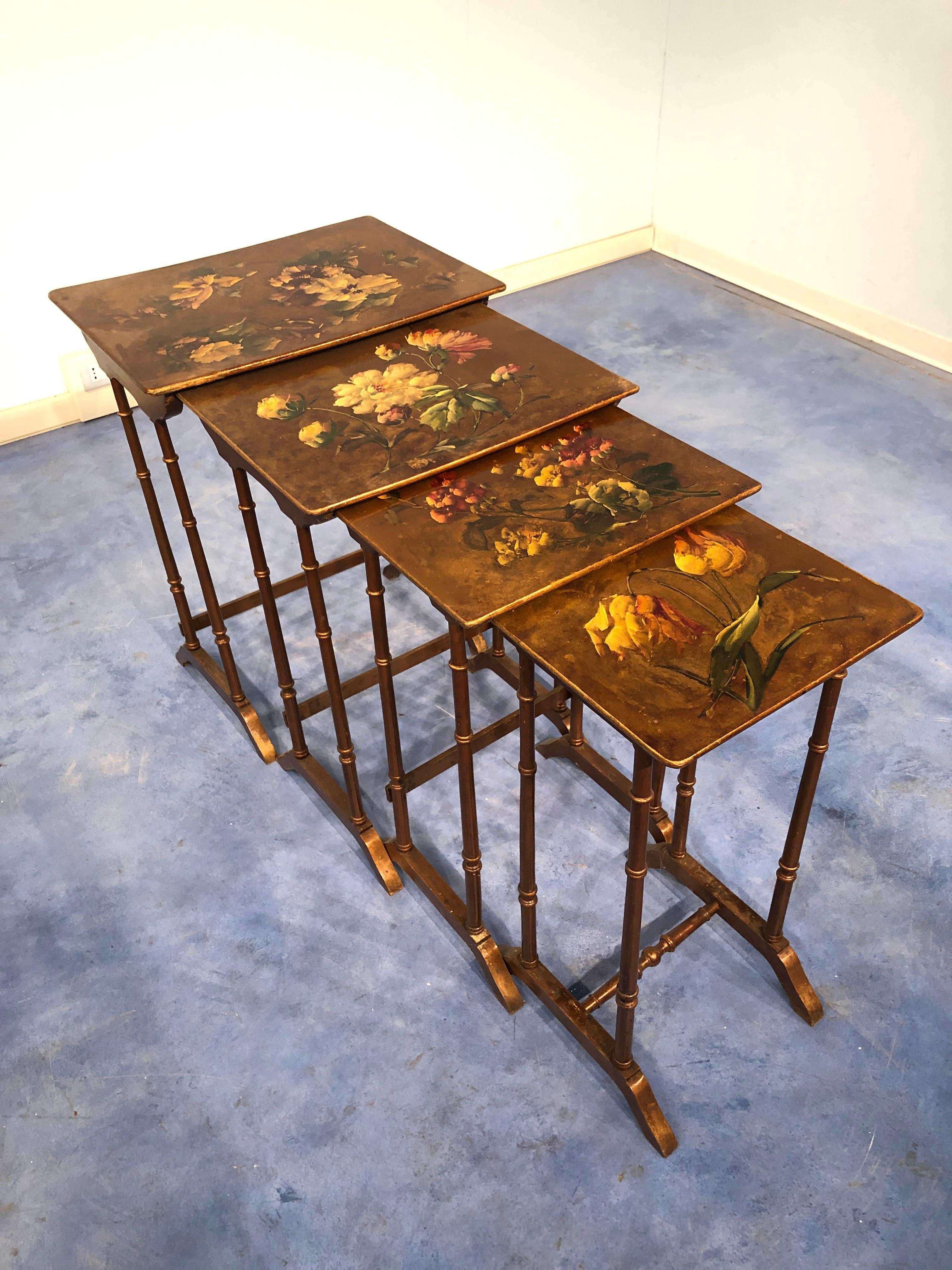 French Liberty Art Nouveau Coffee Table 