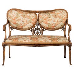 French Liberty Orange Bench