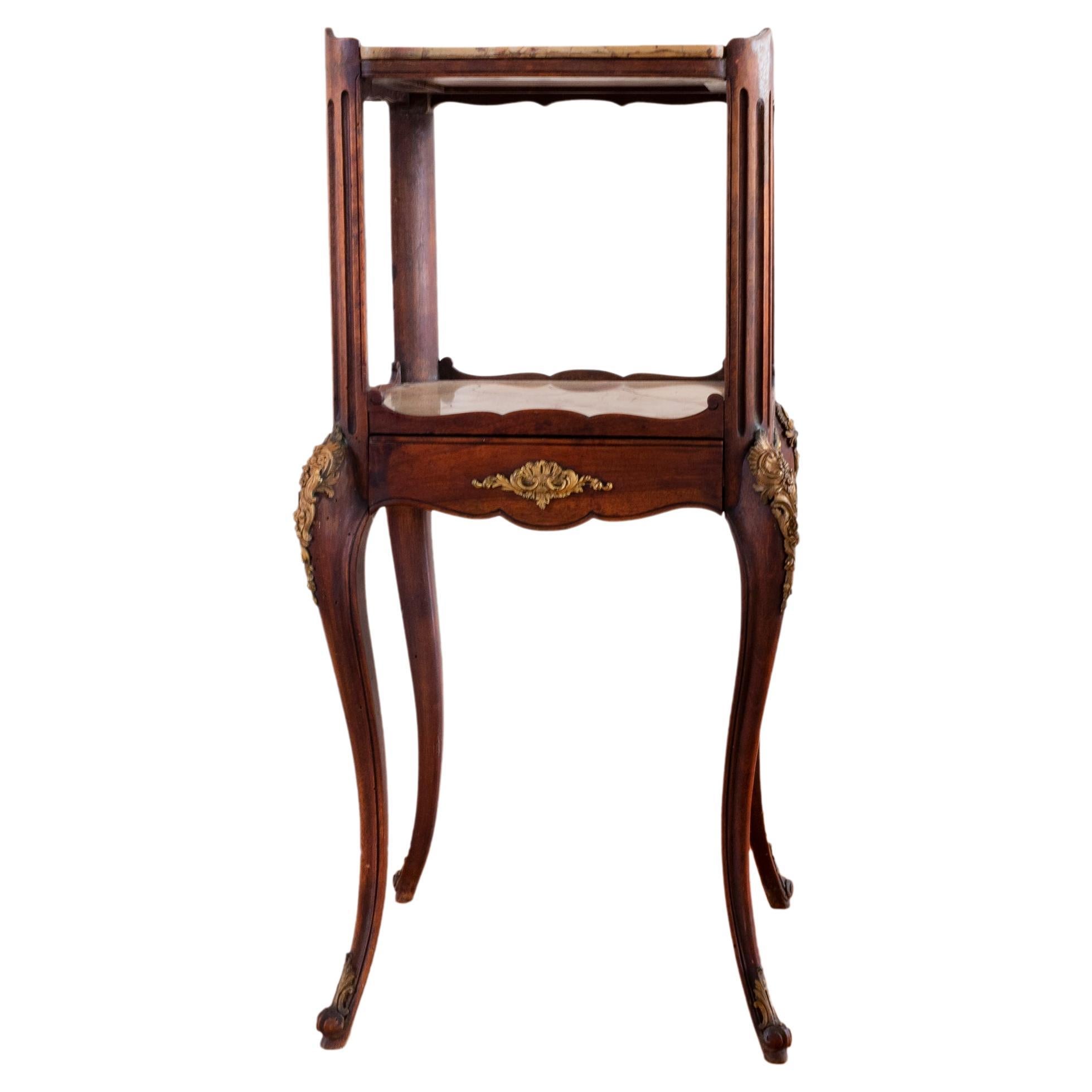 French Liberty Stand in Walnut, 20th Century For Sale