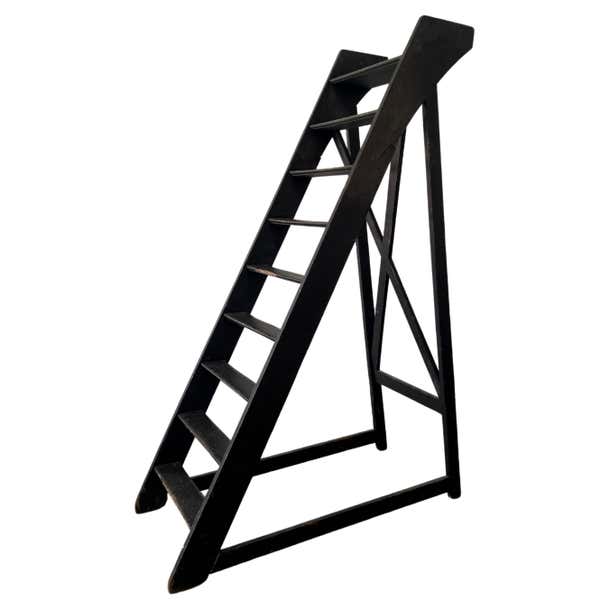 French Library Ladder, Early 20th Century For Sale at 1stDibs