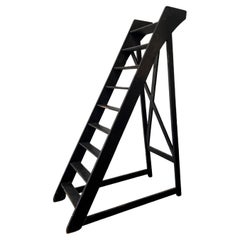 Used French Library Ladder, Early 20th Century