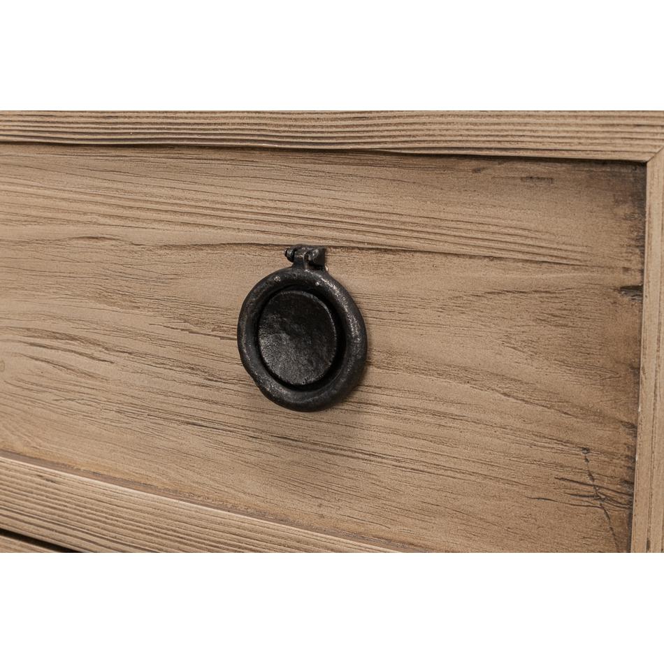 Commode huit tiroirs en chêne Light français en vente 1