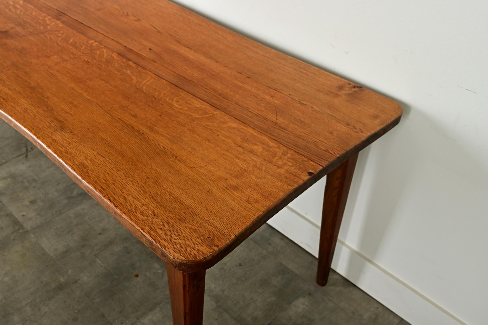 Table de ferme française en Oak Light en vente 3