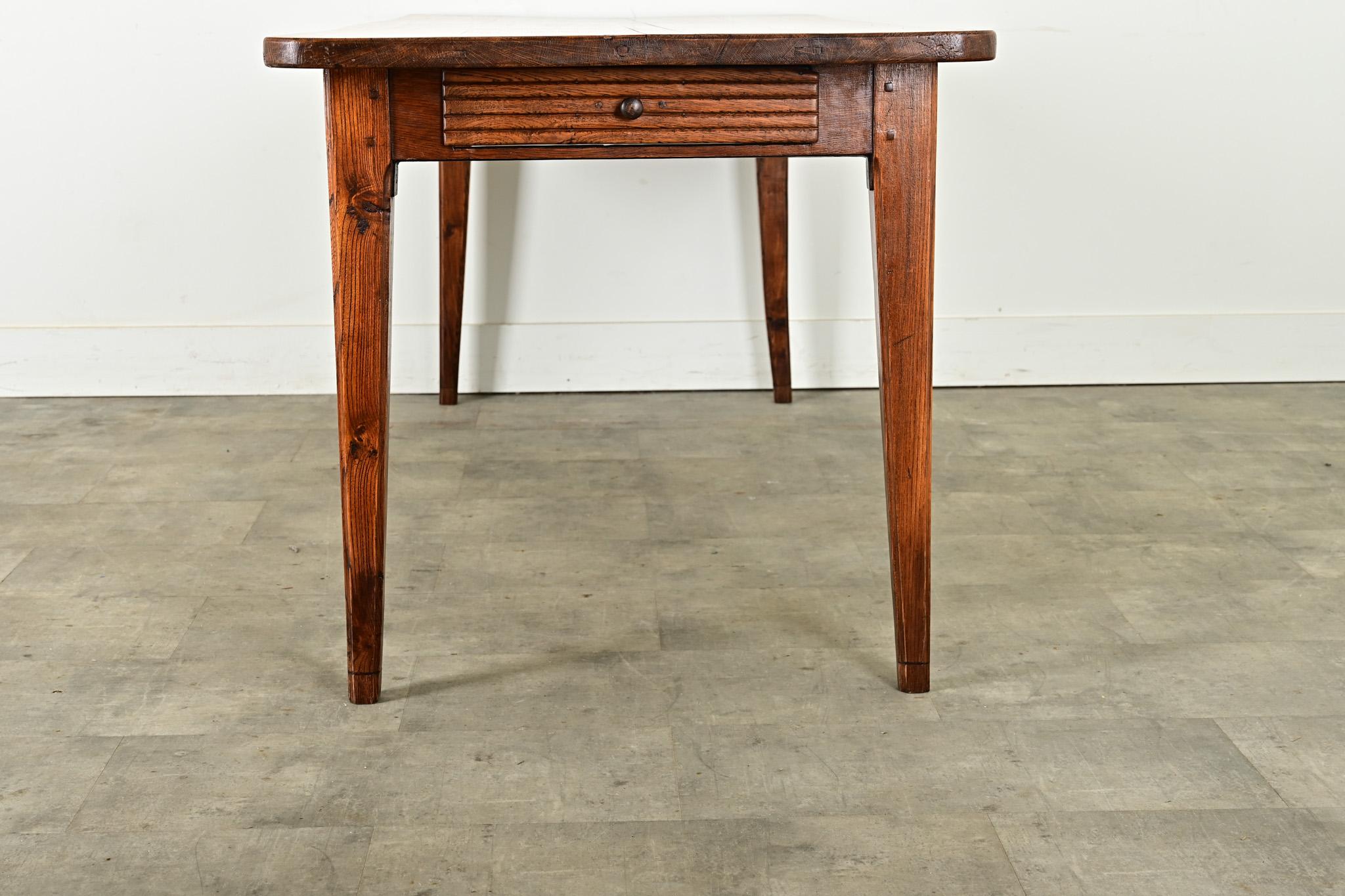 Table de ferme française en Oak Light en vente 9