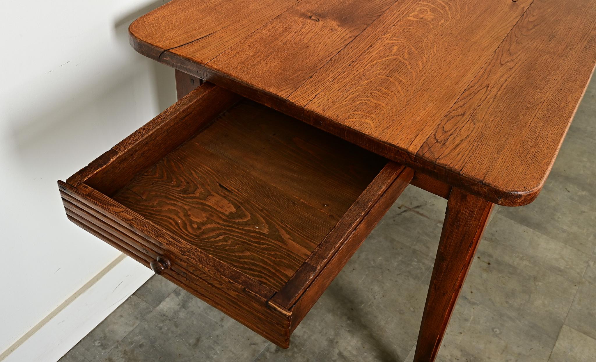 Chêne Table de ferme française en Oak Light en vente