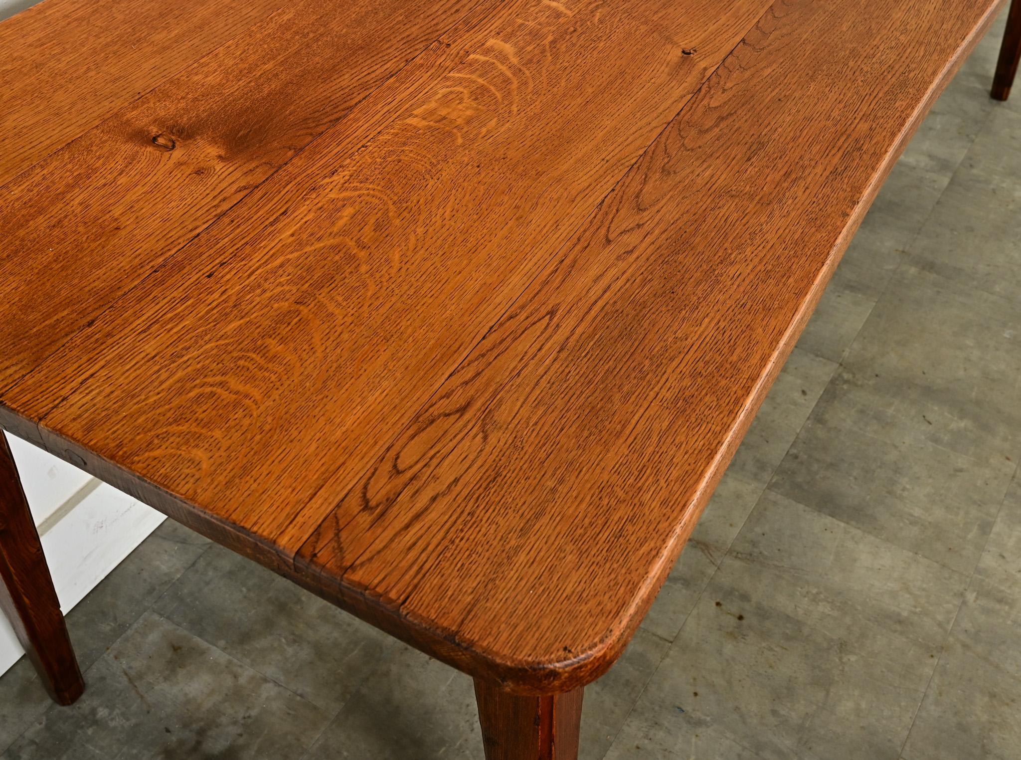 Table de ferme française en Oak Light en vente 1