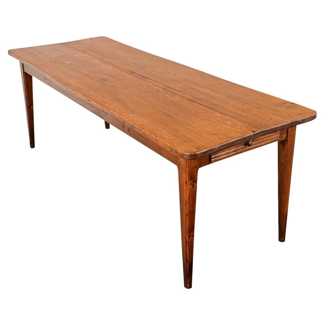 Table de ferme française en Oak Light