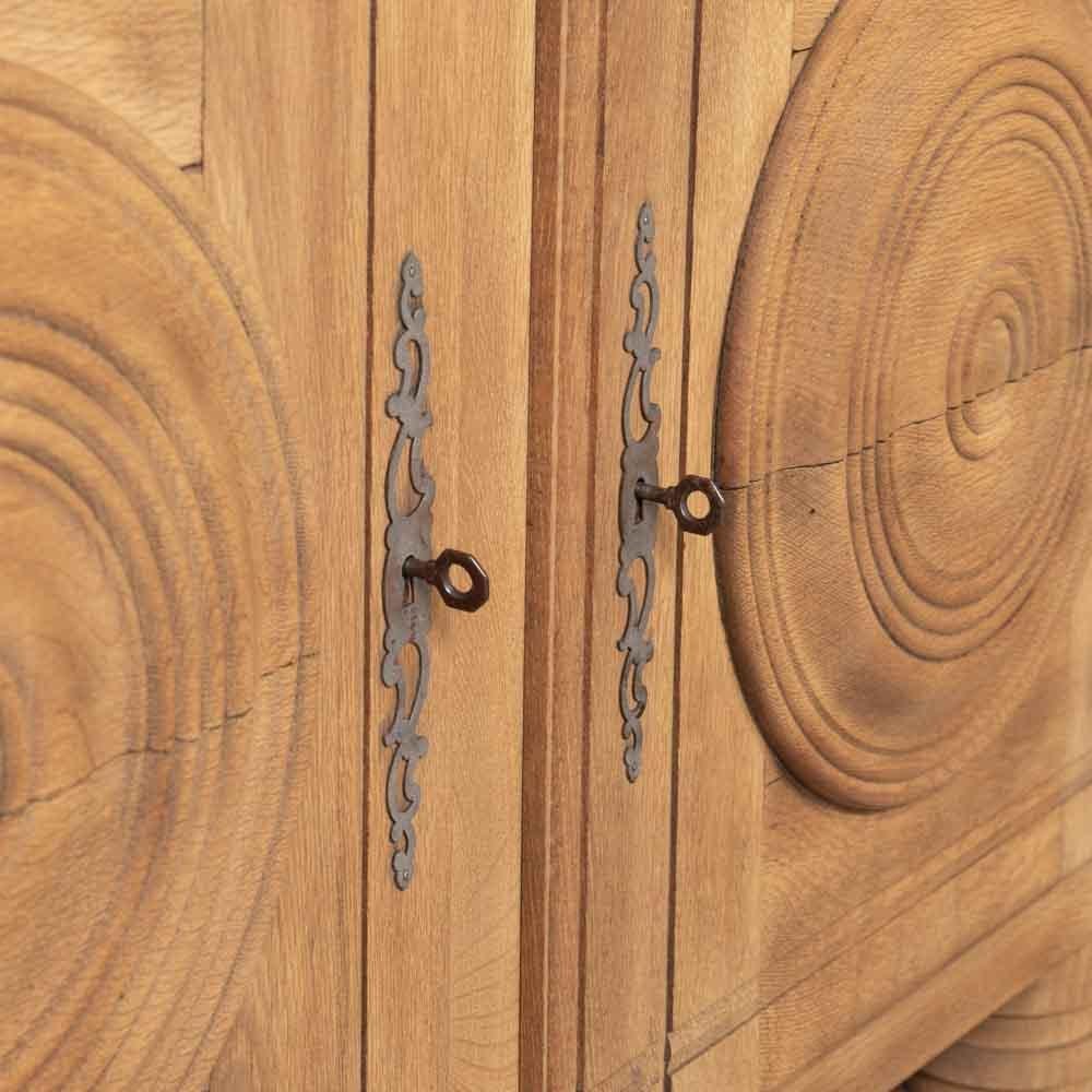 Credenza francese in Oak Light di Charles Dudouyt in vendita 4