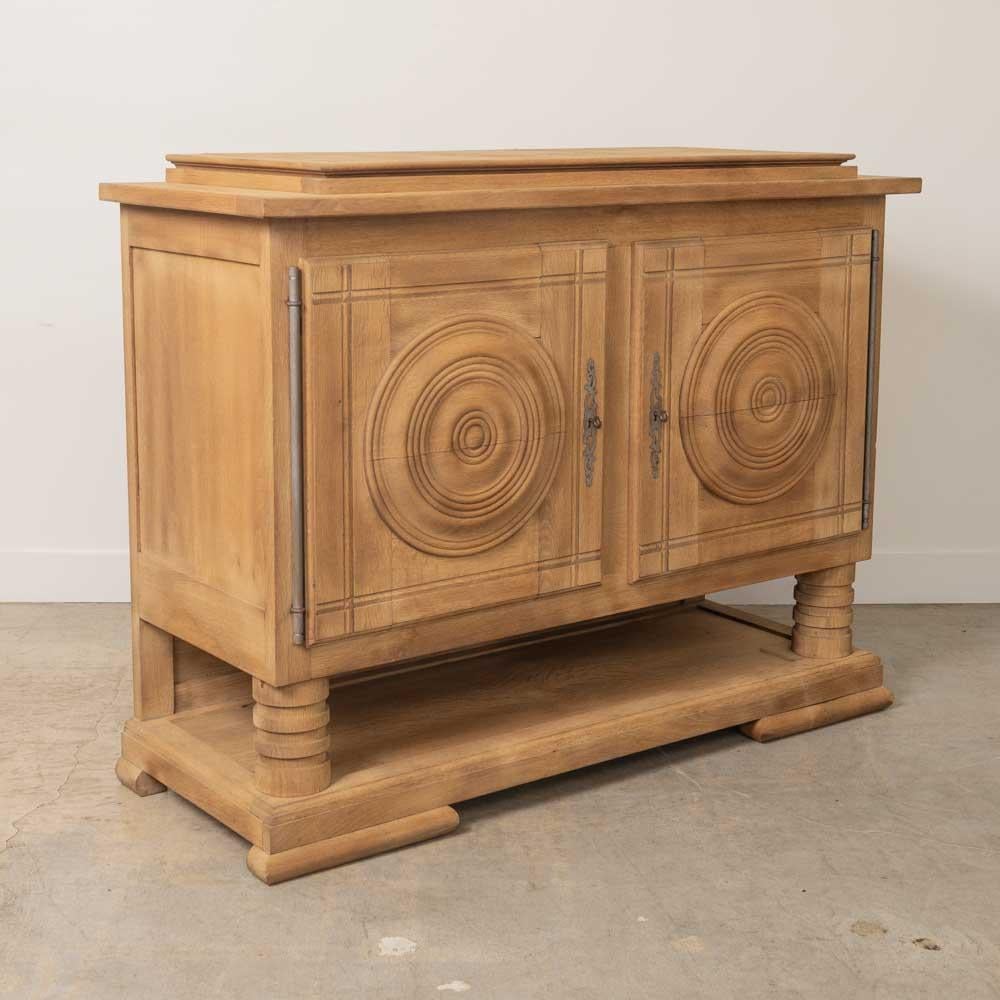 Quercia Credenza francese in Oak Light di Charles Dudouyt in vendita