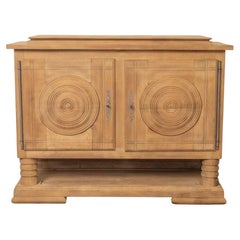 French Light Oak Sideboard by Charles Dudouyt