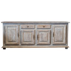 French Painted Oak Enfilade Sideboard