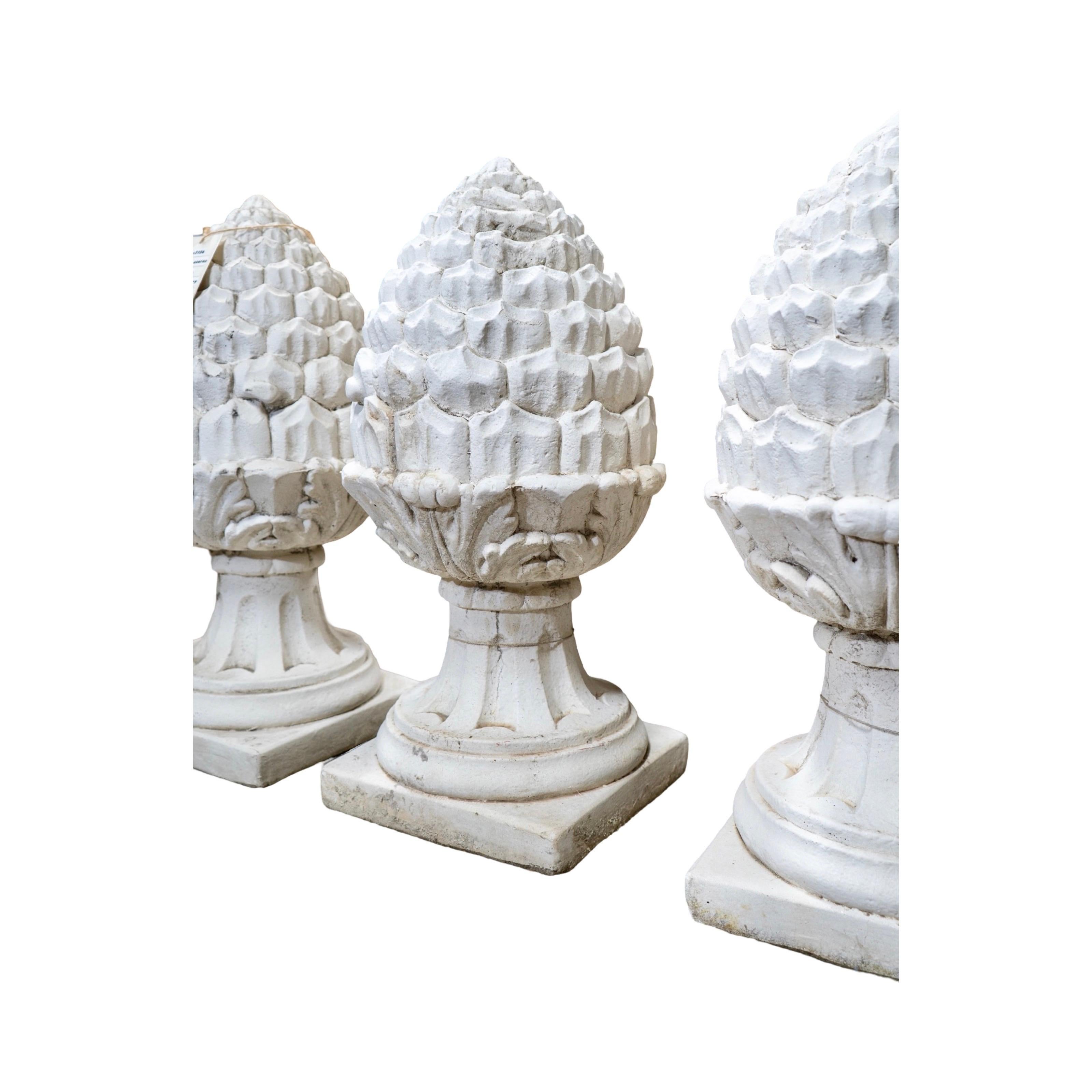 French Limestone Acorn Sculpture For Sale 2