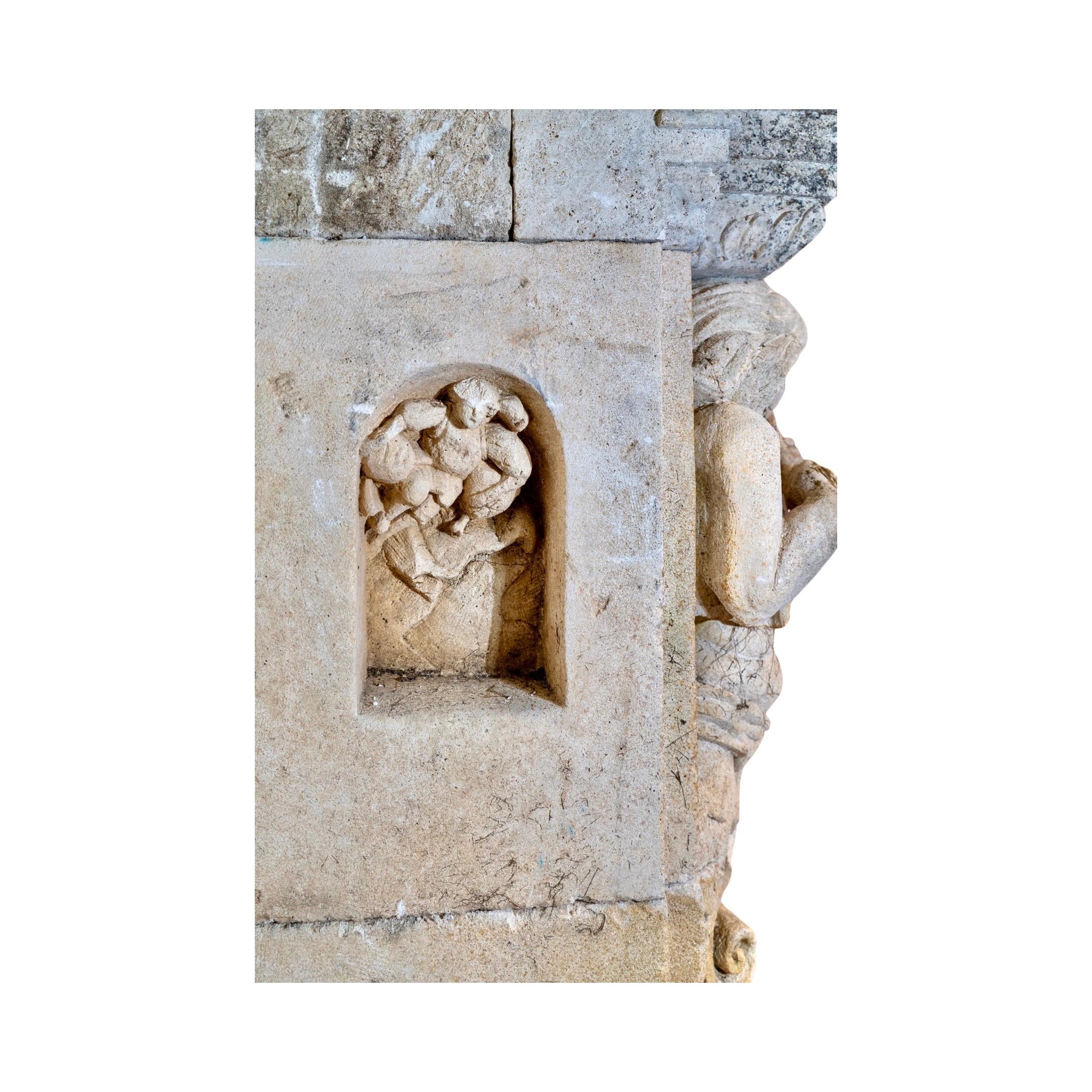 French Limestone Archway For Sale 4