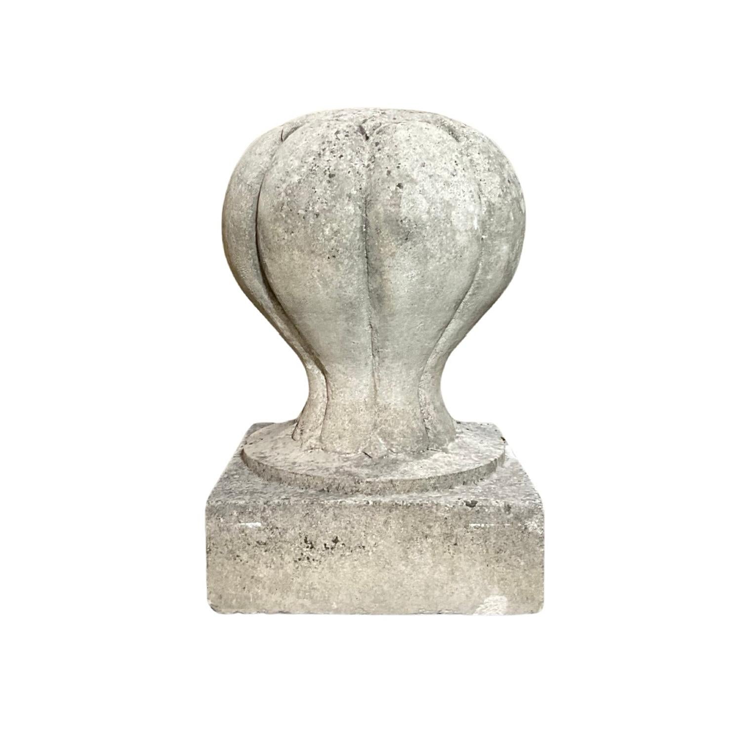 French Limestone Finial For Sale 1