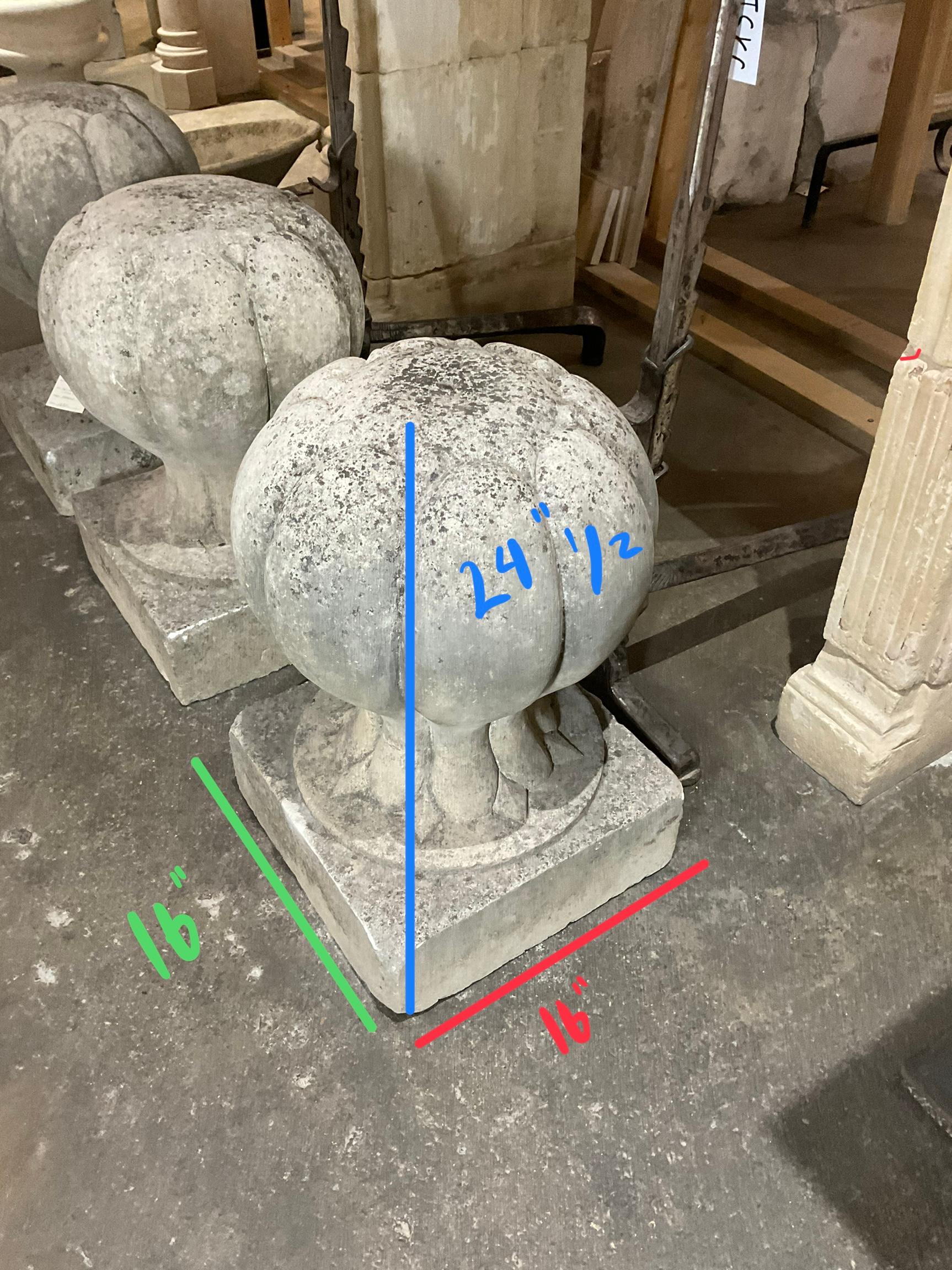 French Limestone Finial For Sale 2