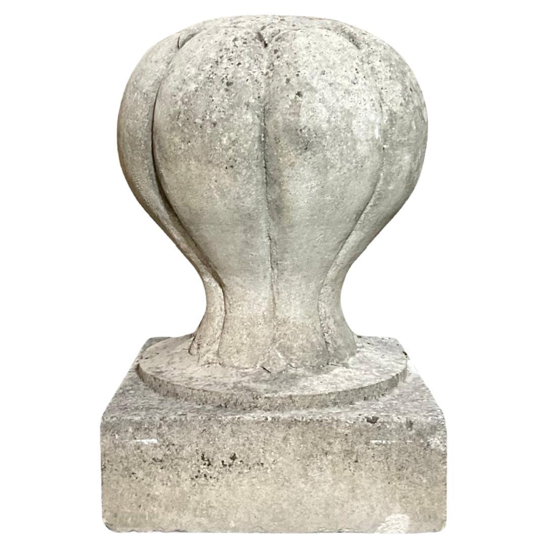 French Limestone Finial For Sale