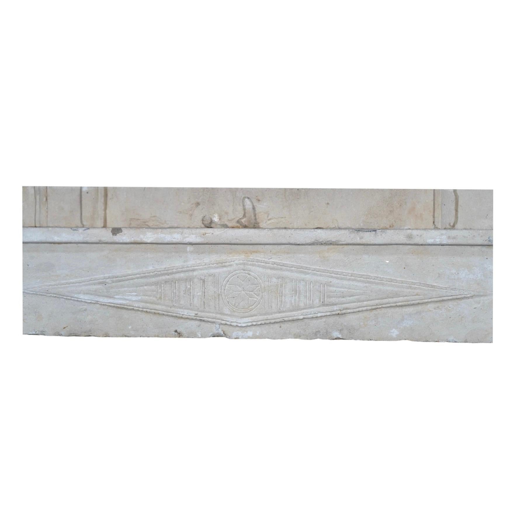 French Limestone Fireplace For Sale 2