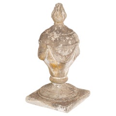 Französisch Kalkstein Garten Skulptur Finial, circa 1900's