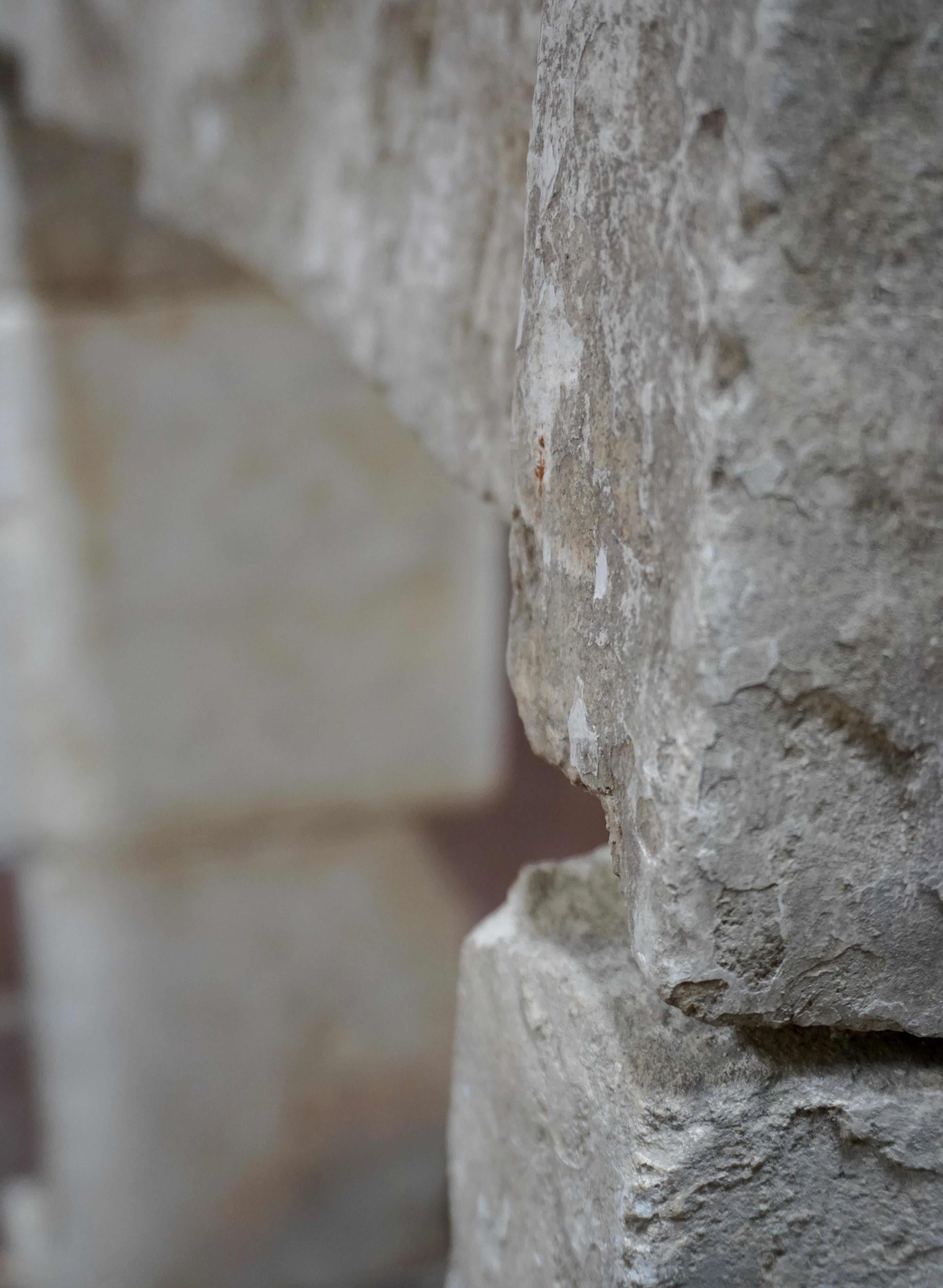 French Limestone Mantel, circa 1600 2