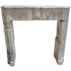 French Limestone Mantel, circa 1600