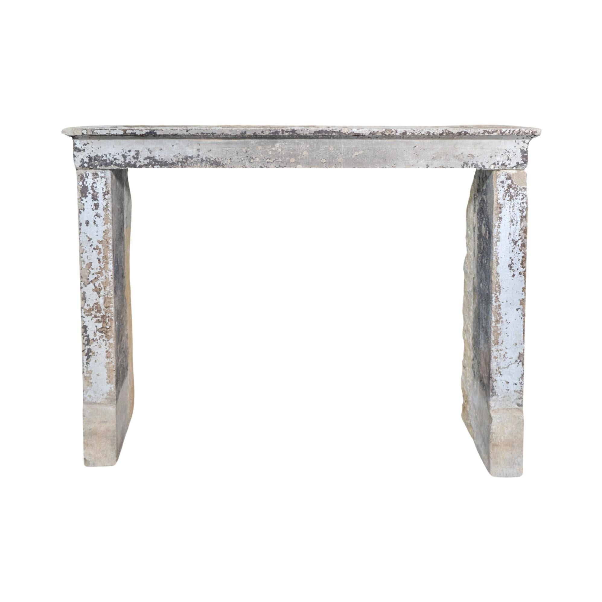 Crafted from French limestone and originating from the 1780's, this farmhouse mantel brings timeless elegance to any fireplace. Its sturdy construction and rustic charm make it a durable and attractive addition to your home. Elevate your decor with