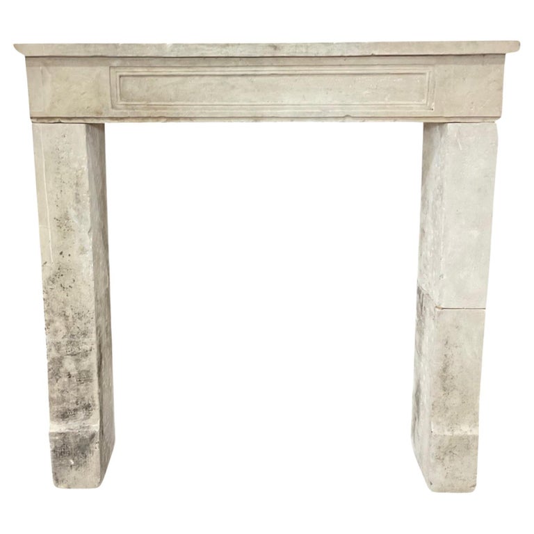 French Limestone Mantel For Sale at 1stDibs