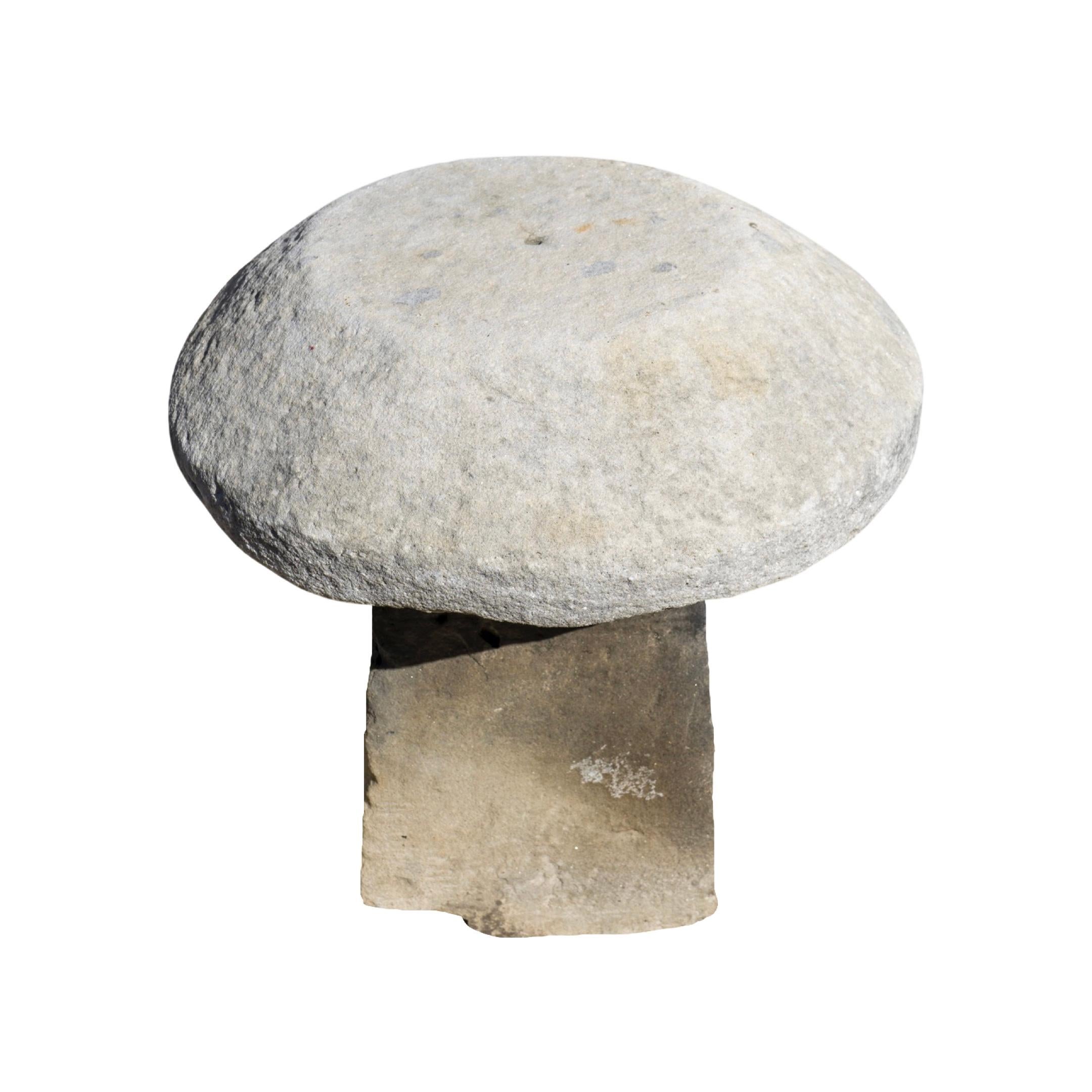 17th Century French Limestone Staddle Stone Pillar For Sale