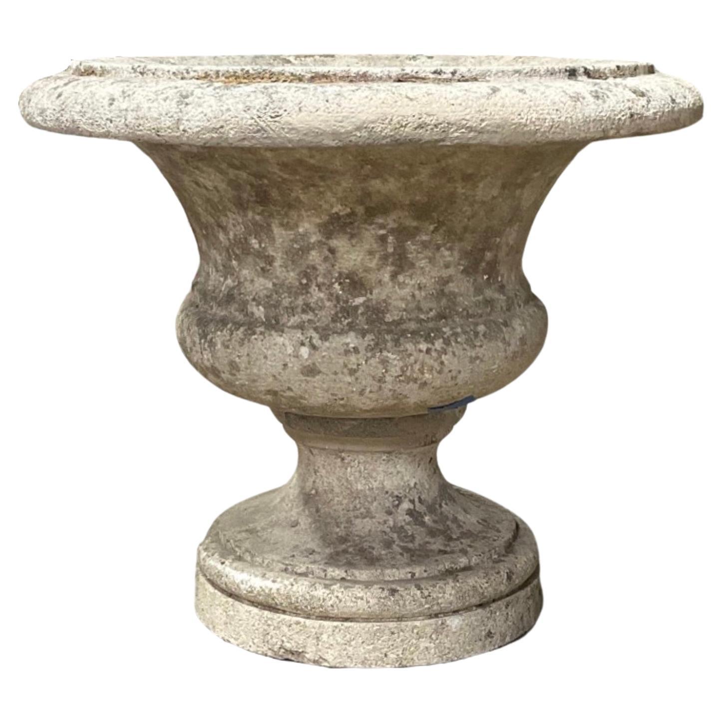 French Limestone Planter For Sale