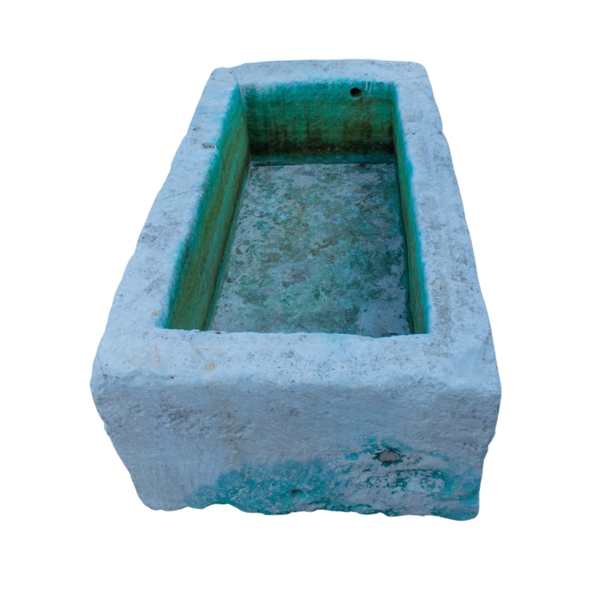 18th Century and Earlier French, Limestone Trough For Sale