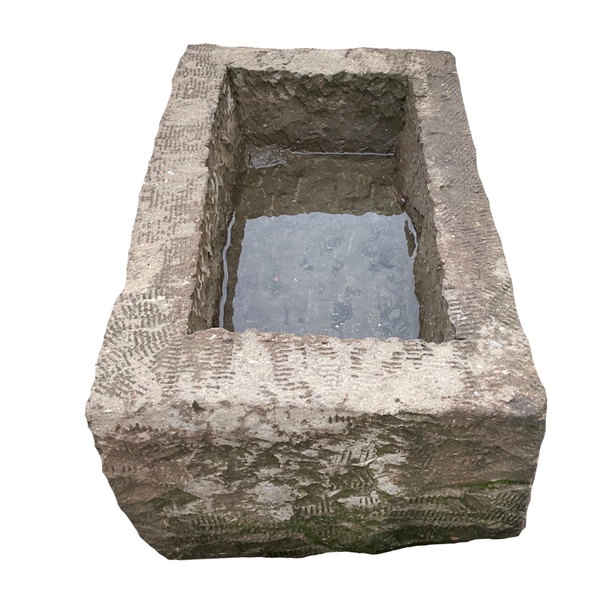 18th Century and Earlier French Limestone Trough