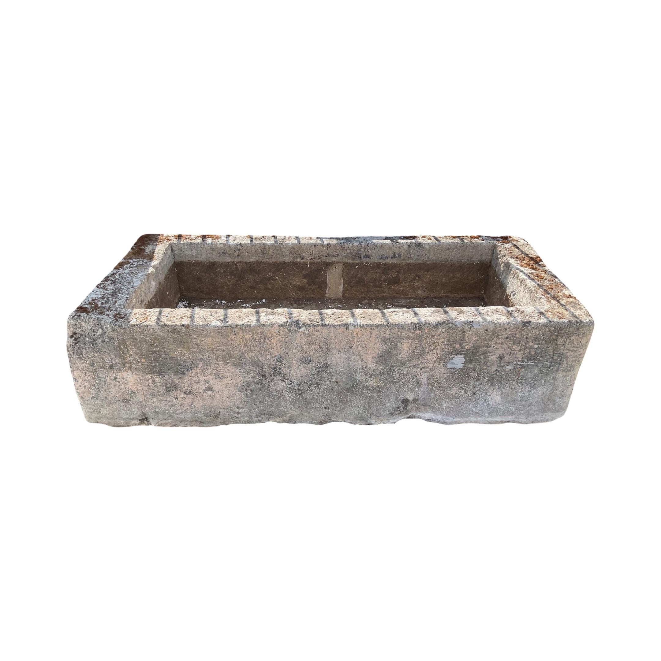French Limestone Trough For Sale 2