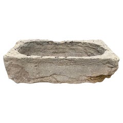 Vintage French Limestone Trough