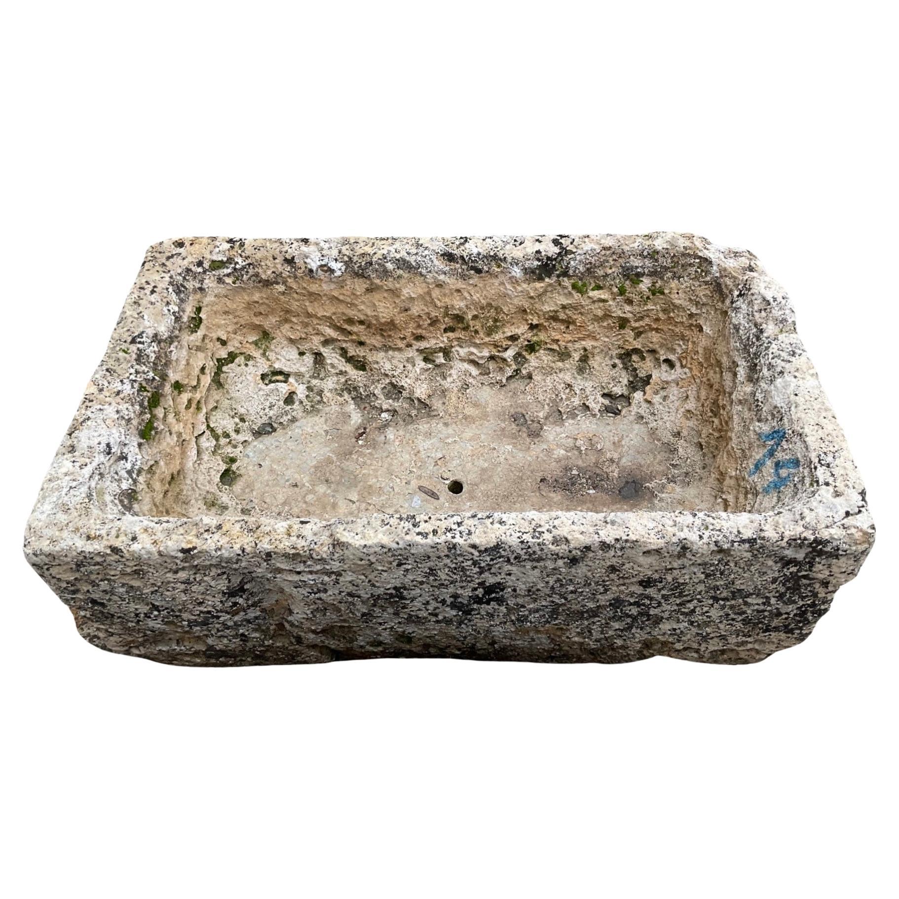 Auge en pierre calcaire française