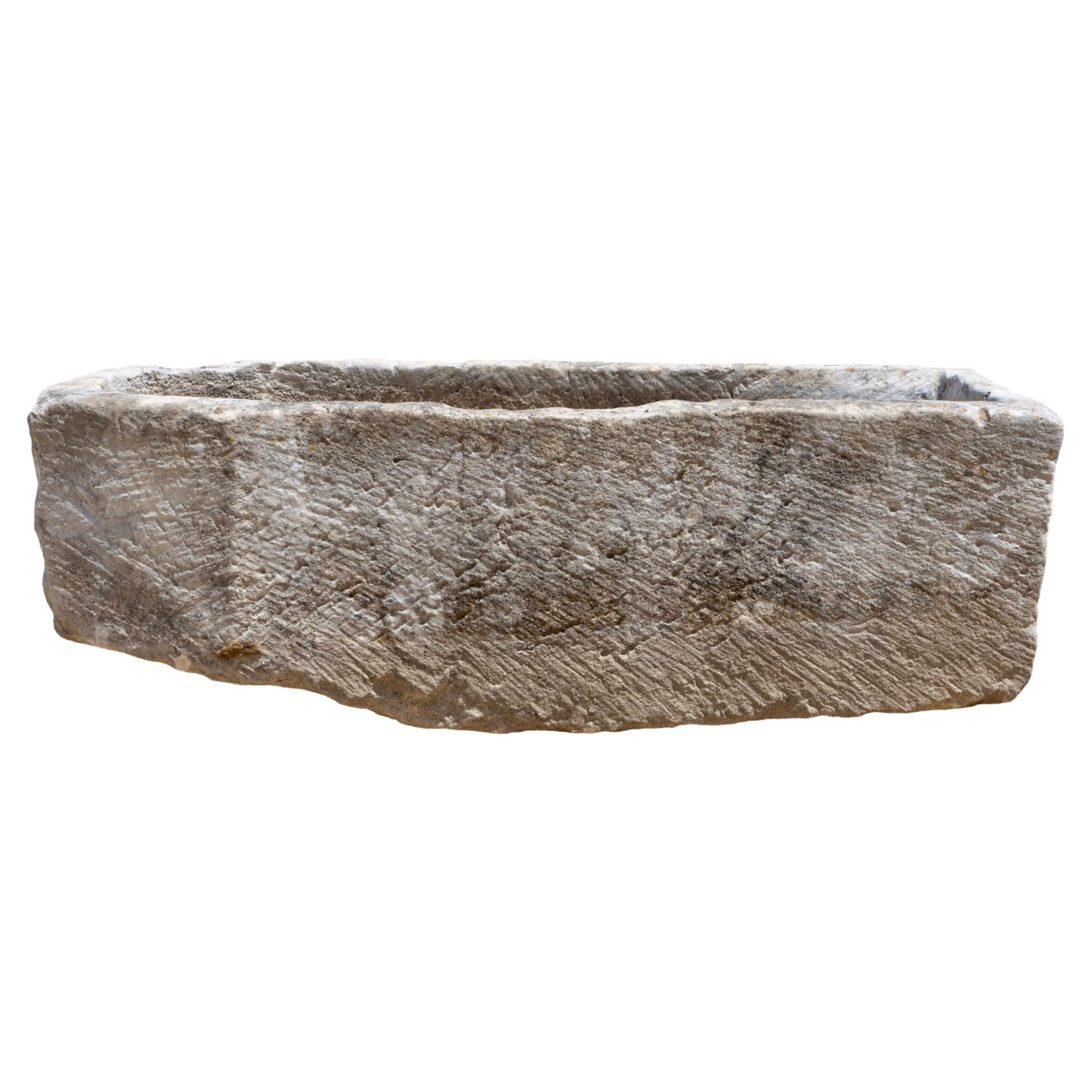 Comedero francés de piedra caliza
