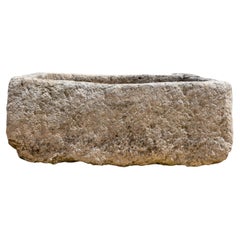 Antique French Limestone Trough