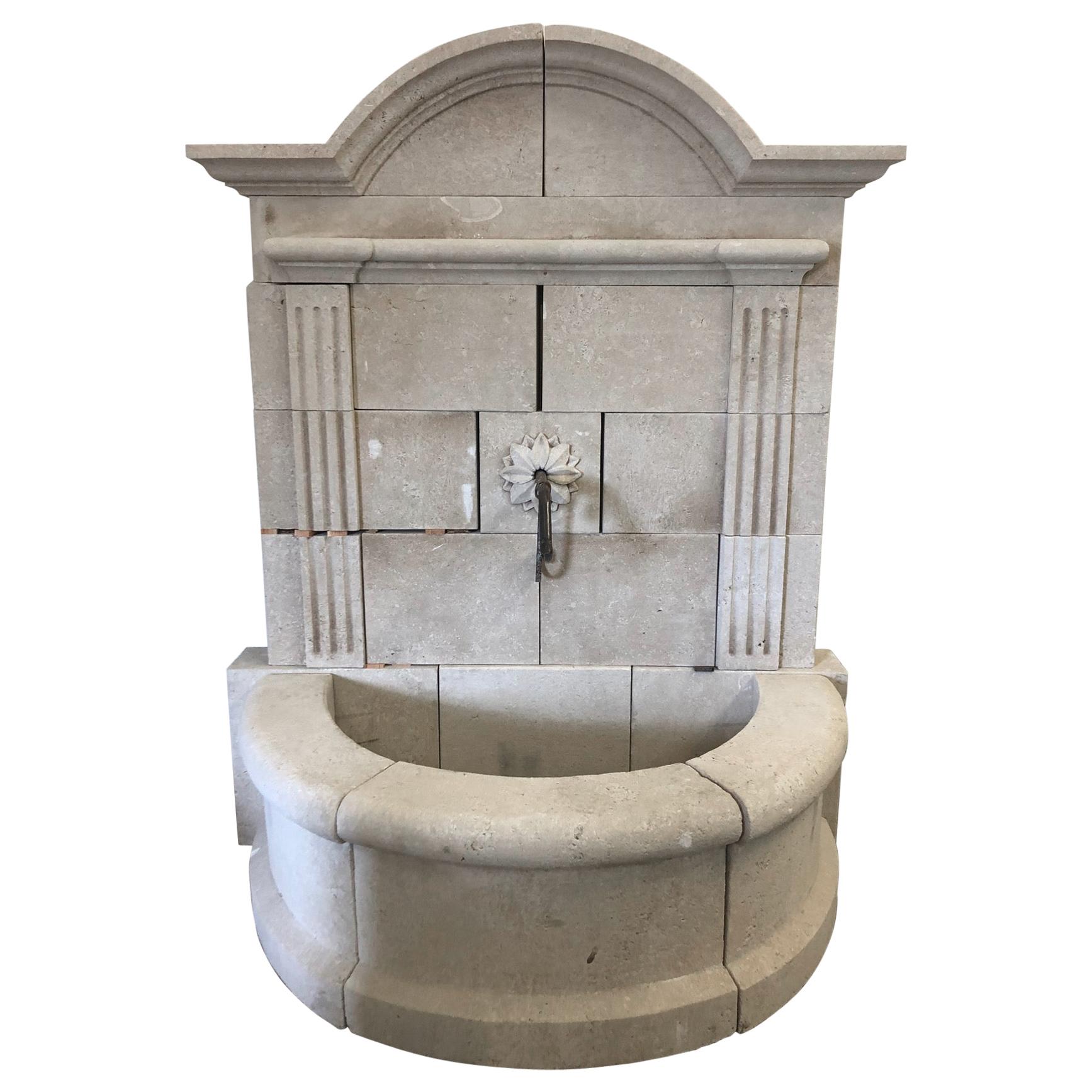 Antique French Wall Fountain For Sale at 1stDibs