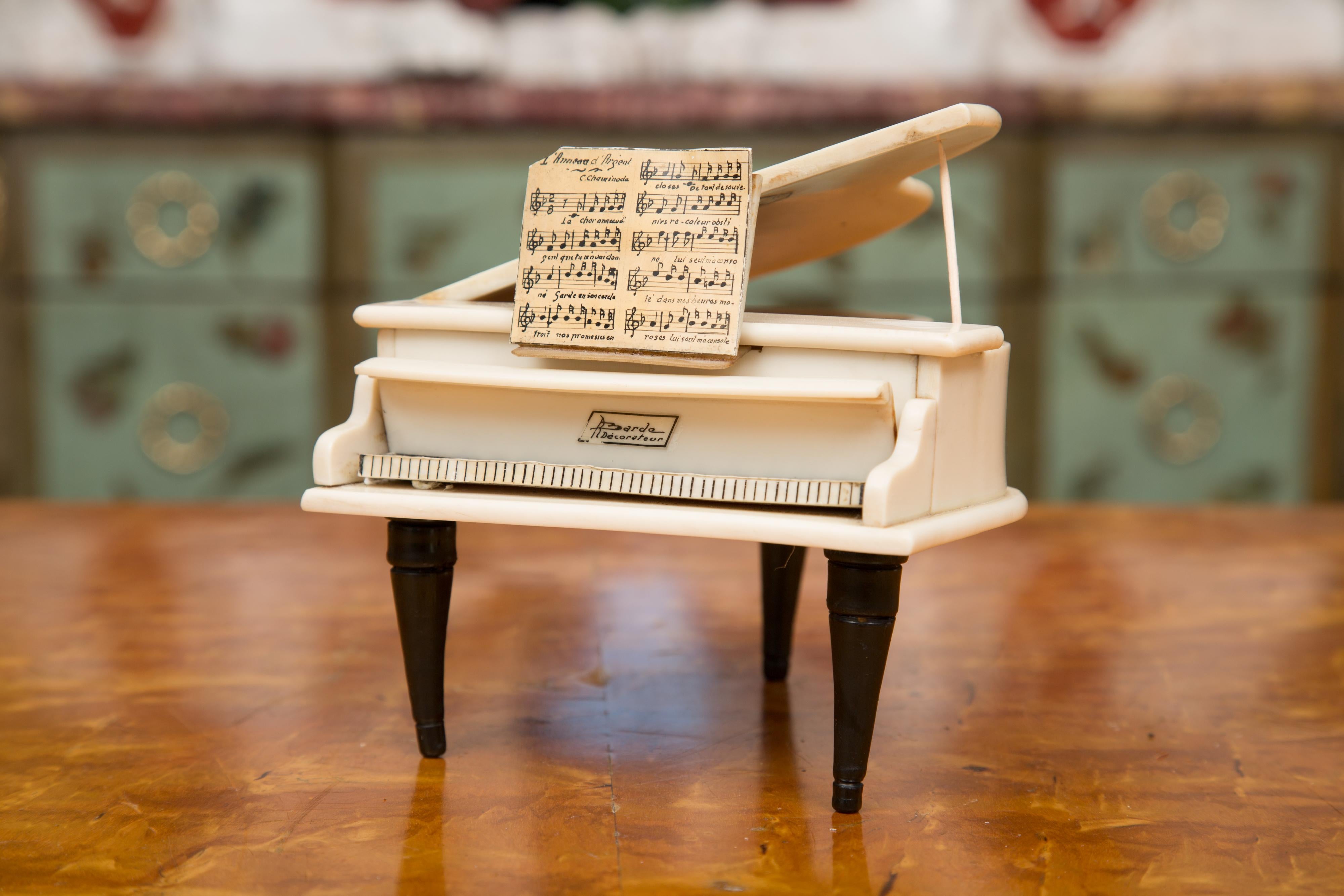 French Limited Edition Bakelite Minature Piano For Sale 2