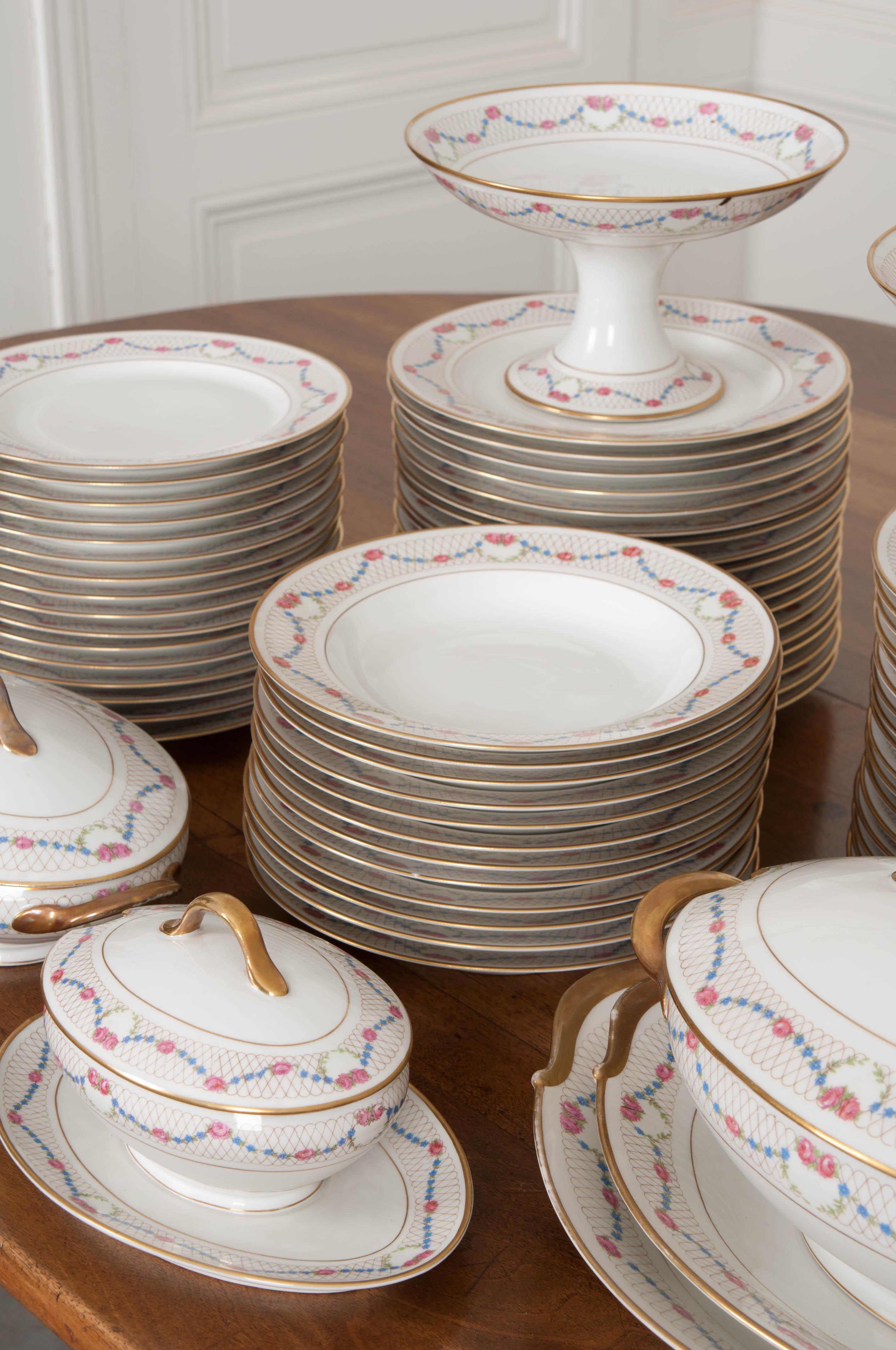 Other French Limoges 92-Piece Parcel Dinner Service