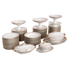 French Limoges 92-Piece Parcel Dinner Service