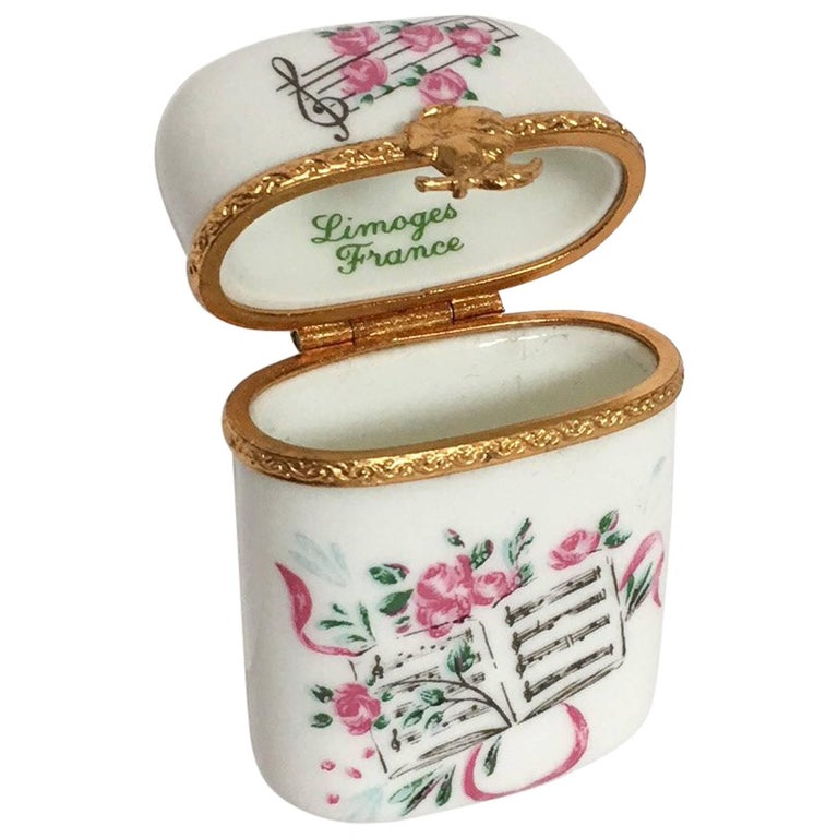 French Limoges Floral Pill Box at 1stDibs limoges pill boxes