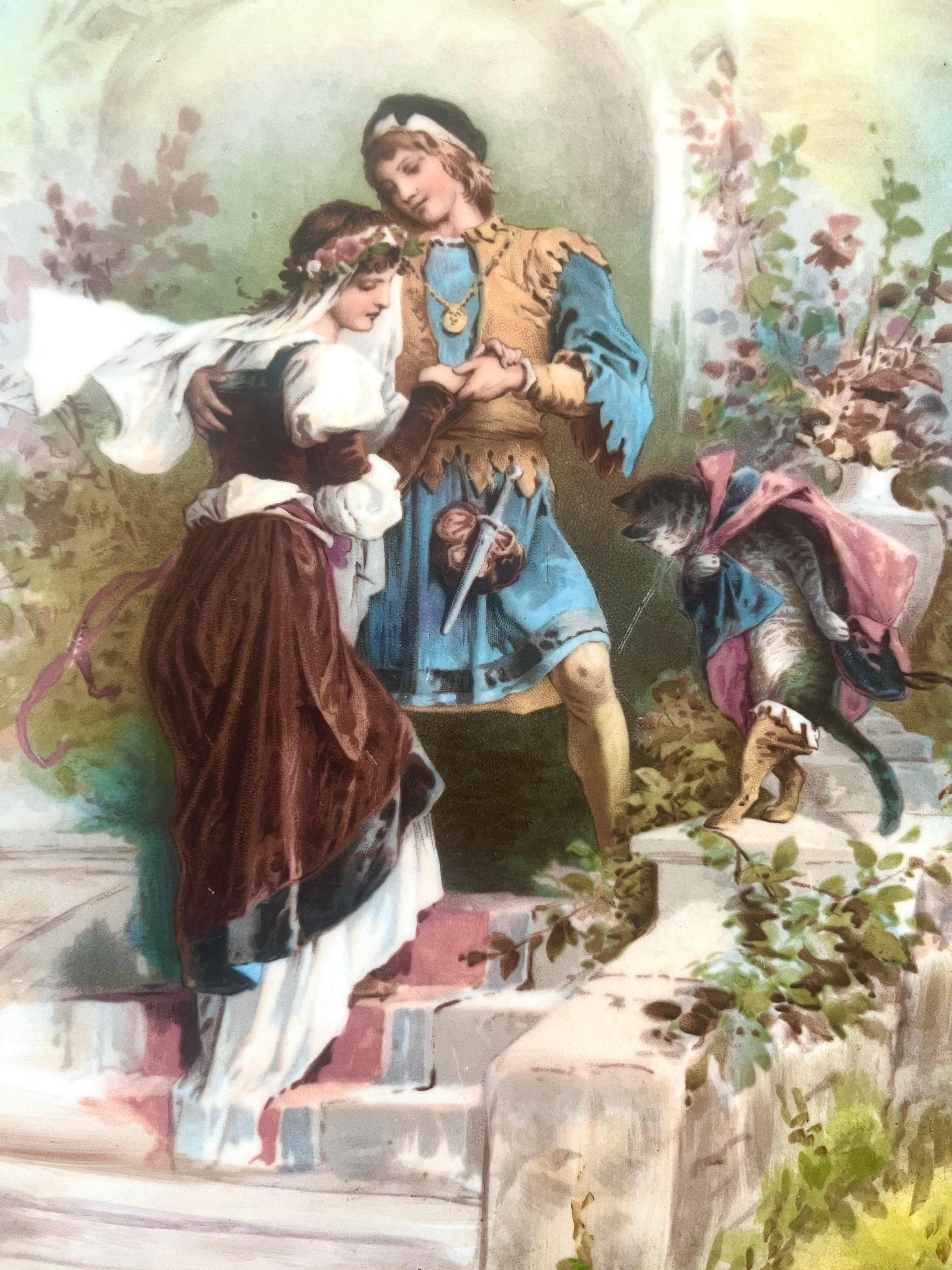 Français Plat décoratif en porcelaine de Limoges de Tressemann & Vogt - France XIXème  en vente