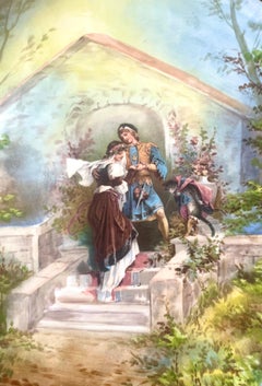Französisch Limoges Porzellan dekorative Schale von Tressemann & Vogt - Frankreich XIXème