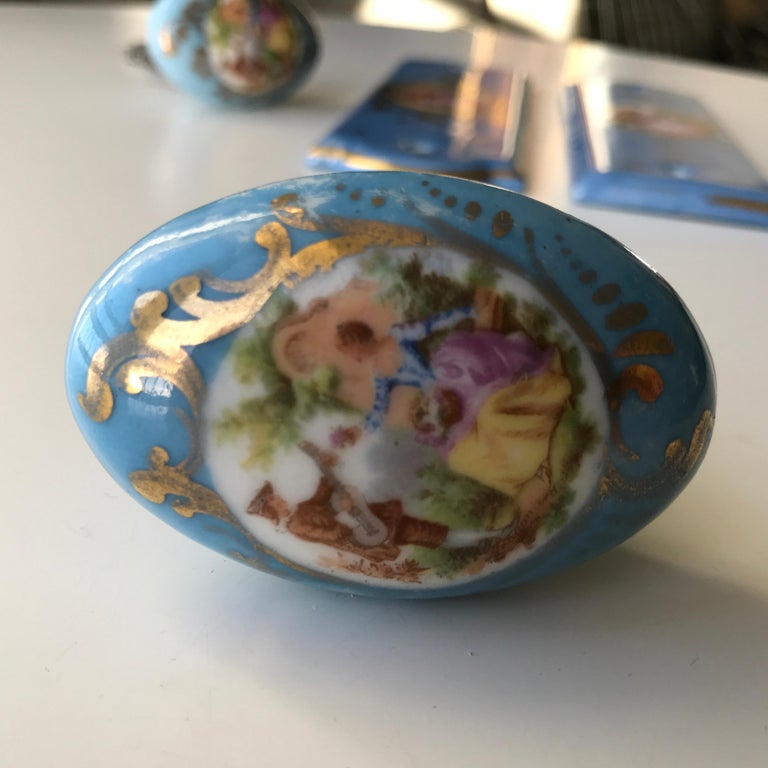 French Limoges Porcelain Door Knobs at 1stDibs