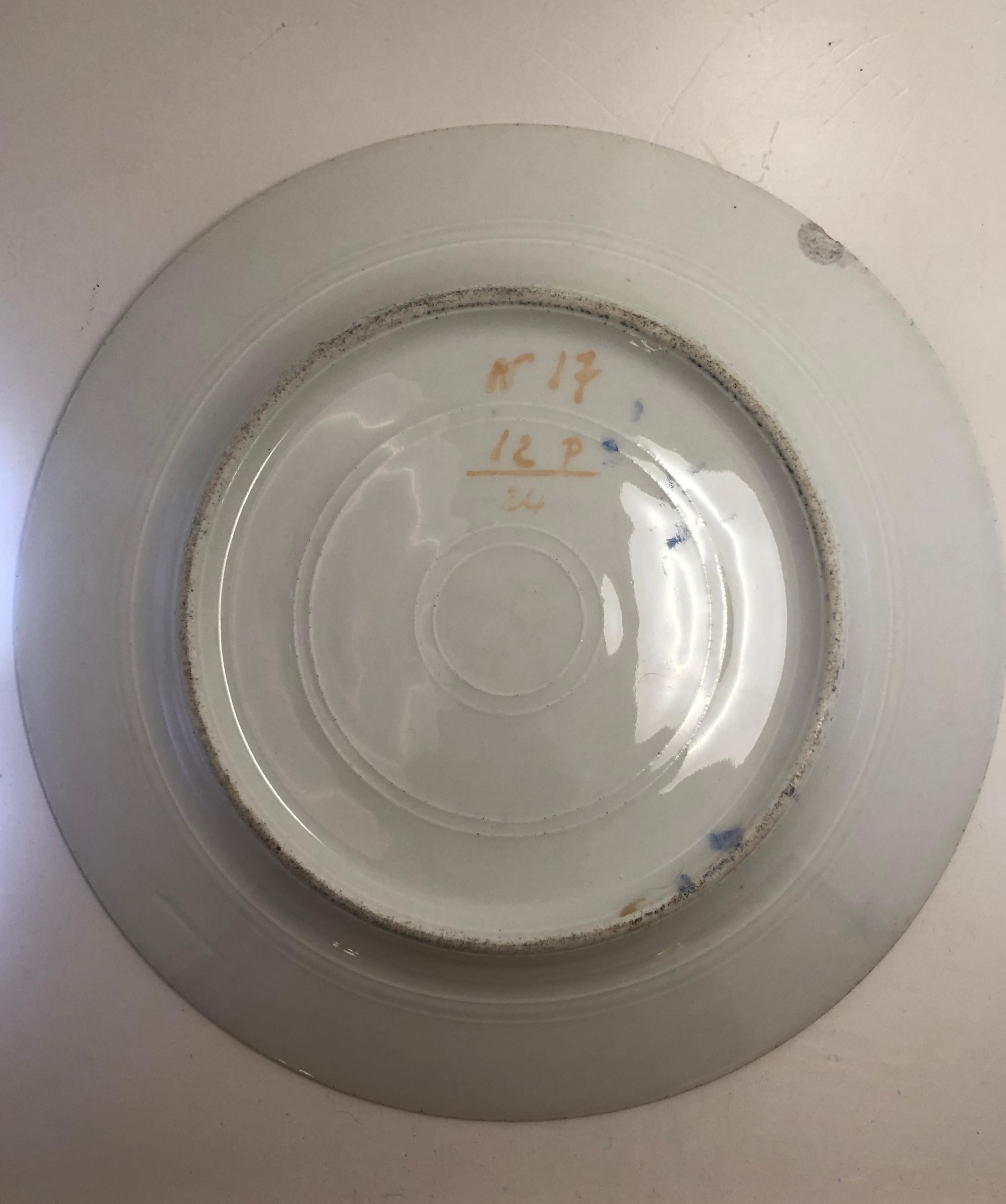 French Limoges Porcelain Sample Plate (Französisch)