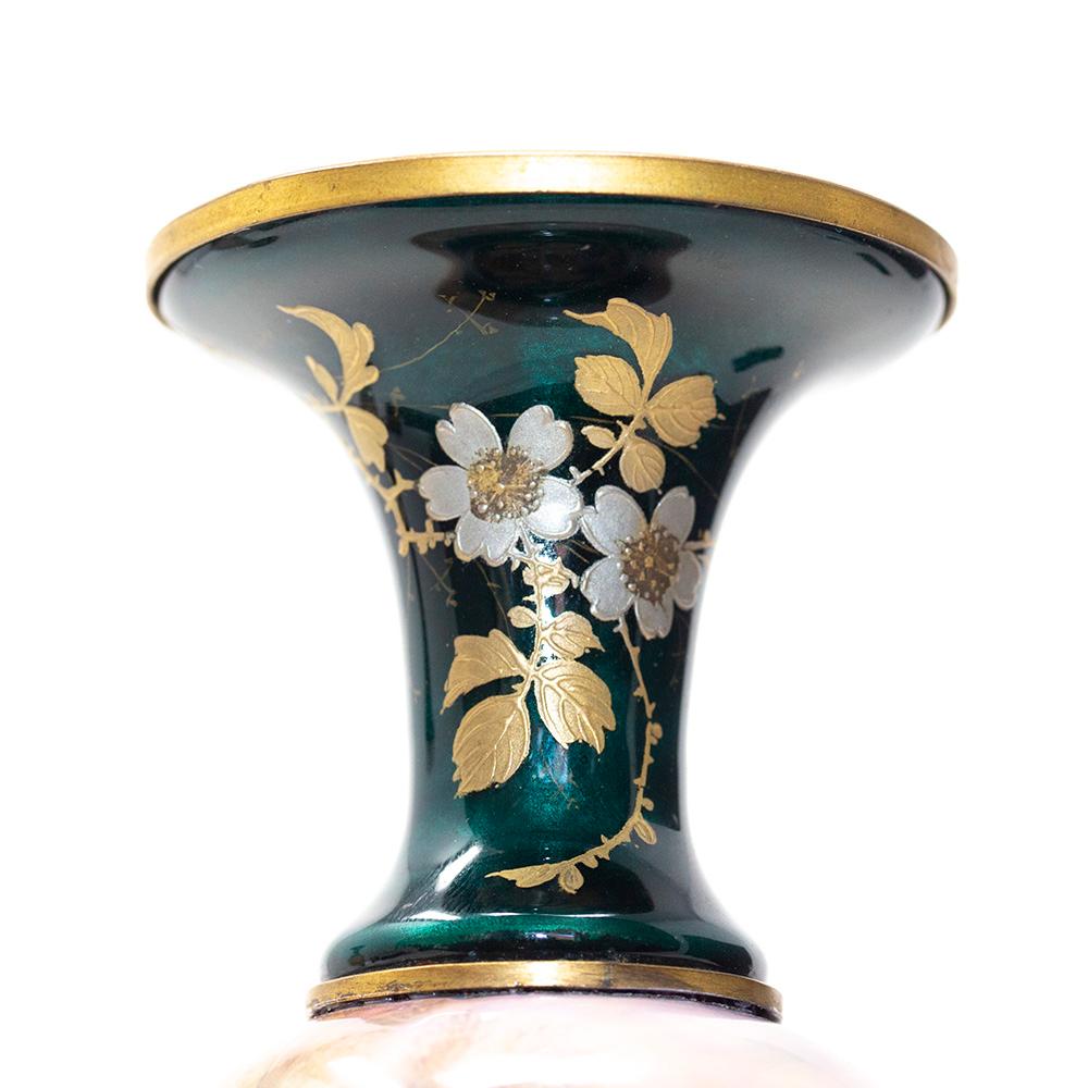 Französische Vasen im Limoges-Stil, Paar im Angebot 11